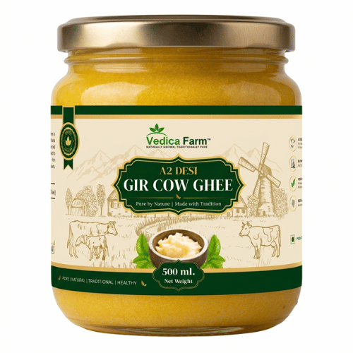 A2 Gir Cow Ghee – Bilona Method | Vedica Farm
